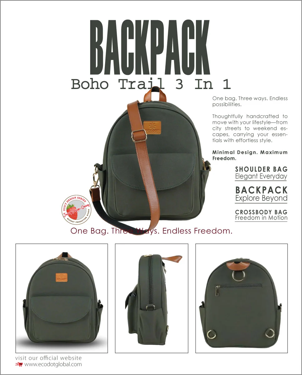 Boho Trail 3 in 1 BACKPACK - Image 2