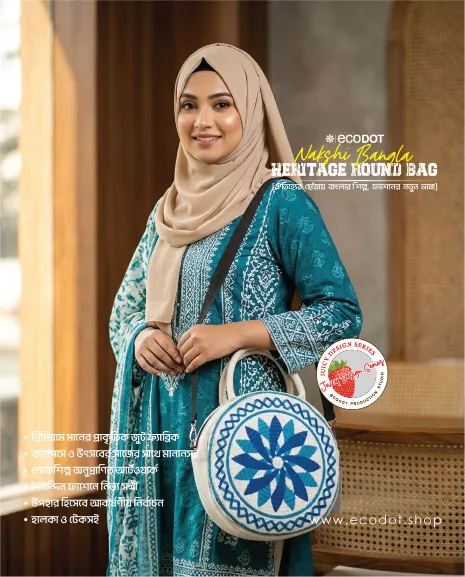 NAKSHI BANGLA HERITAGE ROUND BAG - Image 3